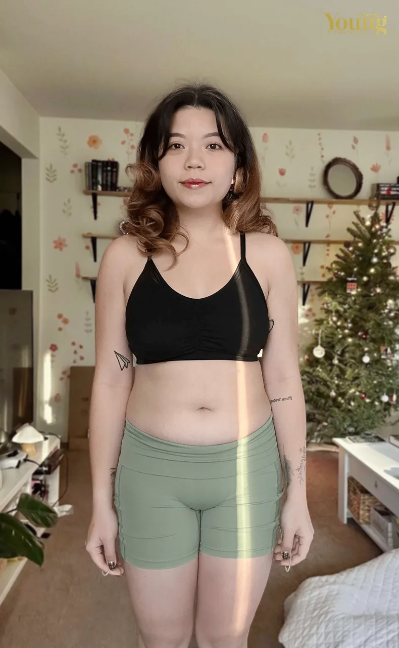 Chị Allie Phan trước và sau khi giảm 30 pound, ảnh sau